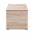 Baxton Studio Jasper Oak Finished 2-Door Wood Cat House
