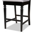 Baxton Studio Arden Grey Upholstered Espresso Wood 5-piece Pub Set