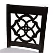 Baxton Studio Arden Grey Upholstered Espresso Wood 5-piece Pub Set