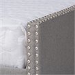Baxton Studio Haylie Full Size Light Grey Upholstered Daybed with Trundle
