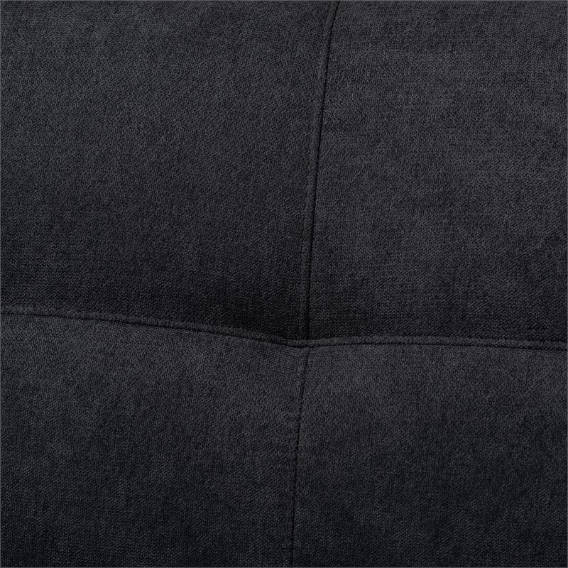 Baxton Studio Allister Dark Grey FabricUpholstered Sofa
