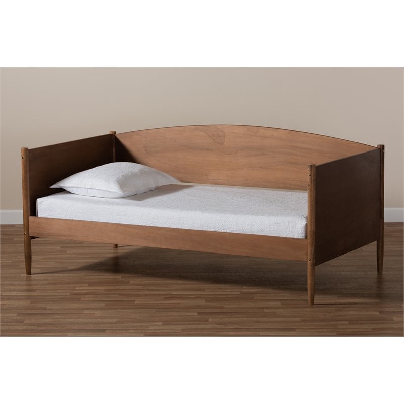 Baxton Studio Veles Ash Brown Finished Wood Daybed