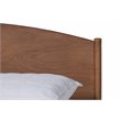 Baxton Studio Leanora Queen Size Ash Brown Finished Wood Platform Bed