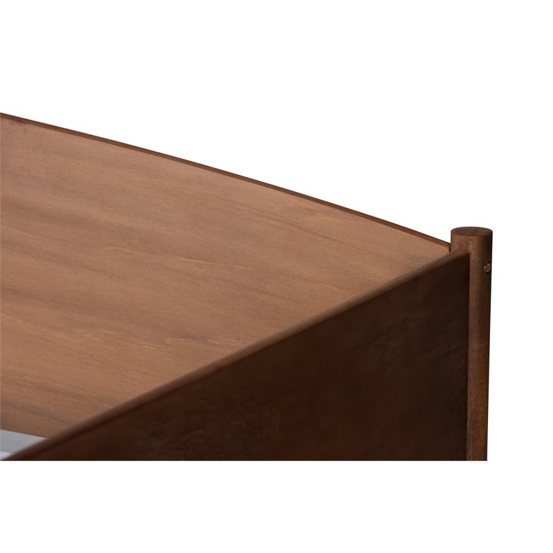 Baxton Studio Veles Ash Brown Finished Wood Daybed with Trundle