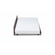 Baxton Studio Toveli Twin Size Ash Brown Finished Trundle Bed