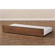 Baxton Studio Toveli Twin Size Ash Brown Finished Trundle Bed