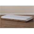 Baxton Studio Veles Twin Size Ash Brown Finished Trundle Bed