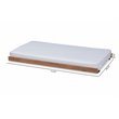 Baxton Studio Veles Twin Size Ash Brown Finished Trundle Bed