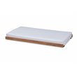 Baxton Studio Veles Twin Size Ash Brown Finished Trundle Bed