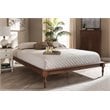 Baxton Studio Romy Full Size Ash Brown Finished Wood Bed Frame