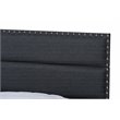 Baxton Studio Ansa Full Size Dark Gray Fabric Upholstered Bed