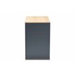 Baxton Studio Reed 2-Drawer Multicolor Wood Computer Desk