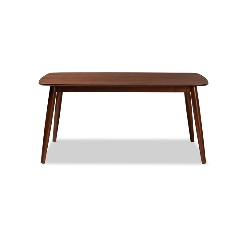 Baxton Studio Edna Brown Finished Wood Dining Table