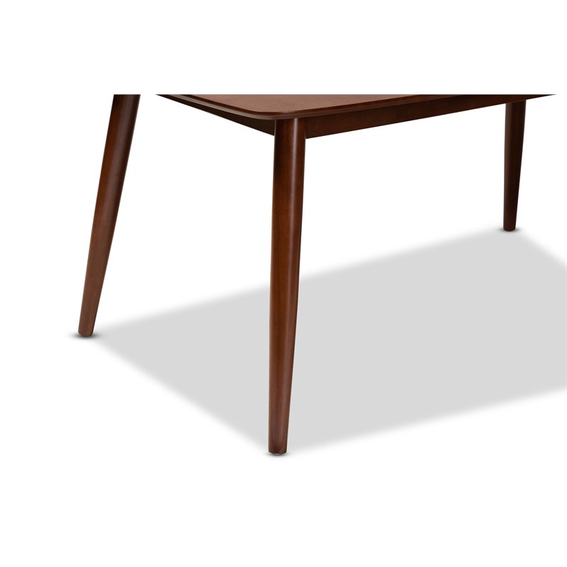 Baxton Studio Edna Brown Finished Wood Dining Table