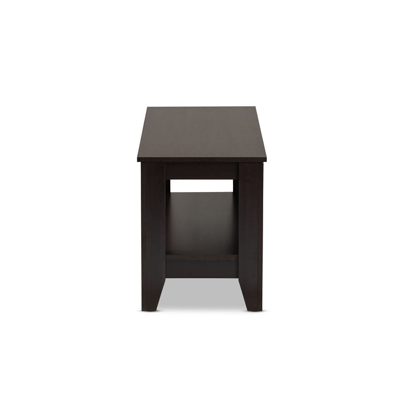 Baxton Studio Elada Wenge Finished Wood Coffee Table