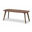 Baxton Studio Dahlia Brown Finished Coffee Table