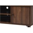 Baxton Studio Alard 2-Door Wood TV Stand in Brown