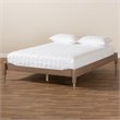 Baxton Studio Laure Mid-Century Wood Platform Full Bed in Oak