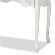 Baxton Studio Sophie White and Brown Finished 3-Drawer Small Wood Console Table