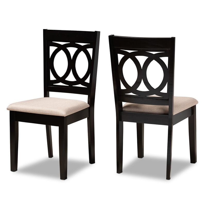 Baxton Studio Lenoir Dining Chairs - Thumbnail 4