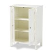 Baxton Studio Thelma White Finished 2-door Wood Multipurpose Storage Cabinet