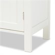 Baxton Studio Thelma White Finished 2-door Wood Multipurpose Storage Cabinet
