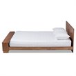 Baxton Studio Regina Ash Walnut Brown Finished Wood Queen Size Wood Storage Bed