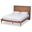 Baxton Studio Danielle Ash Walnut Finished Wood Queen Size Platform Storage Bed