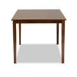 Baxton Studio Eveline Walnut Finished Rectangular Wood Dining Table