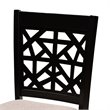 Baxton Studio Devon Sand Upholstered Espresso Finished Wood 5-Piece Pub Set