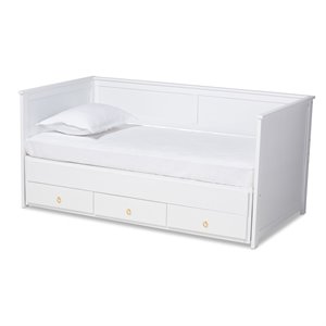 baxton studio thomas white wood expandable twin size to king size daybed