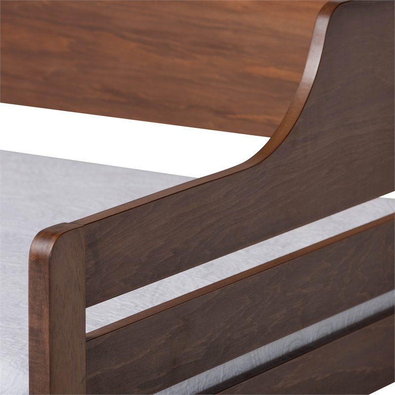 Baxton Studio Jameson Walnut Expandable Twin Size to King Size Daybed