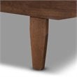 Baxton Studio Hiro Walnut Finished Wood Expandable Twin to King Size Bed Frame