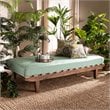Baxton Studio Hiro Walnut Finished Wood Expandable Twin to King Size Bed Frame