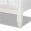 Baxton Studio Naomi White Finished Wood 4-Drawer Bedroom Chest