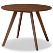 Baxton Studio Rika Light Beige Fabric Upholstered Wood 5-Piece Dining Set