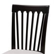 Baxton Studio Lore Gray Fabric Upholstered Wood 7-Piece Dining Set