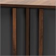 Baxton Studio Naoki Two-Tone Gray and Walnut Finished Wood 2-Door Shoe Cabinet