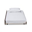 Baxton Studio Alya Walnut Brown Finished Wood Twin Size Trundle