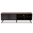 Baxton Studio Naoki Two-Tone Wood 2-Door 50