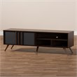 Baxton Studio Naoki Two-Tone Wood 2-Door 50