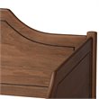 Baxton Studio Alya Walnut Brown Finished Wood Twin Size Daybed