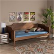 Baxton Studio Alya Walnut Brown Finished Wood Twin Size Daybed