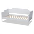Baxton Studio Alya White Finished Wood Twin Size Daybed