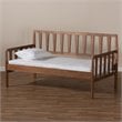 Baxton Studio Midori Walnut Brown Finished Wood Twin Size Daybed