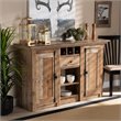 Baxton Studio Albert Finished Wood 2-Door Dining Room Sideboard Buffet