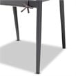 Baxton Studio Modern Grey Finished Rope and Metal Outdoor Dining Chair