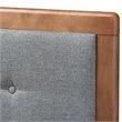 Baxton Studio Brown Finished Wood 4-Drawer Queen Size Platform Storage Bed