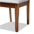 Baxton Studio Verner Grey and Walnut Brown Finished Wood 7-Piece Dining Set