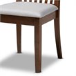 Baxton Studio Seda Grey and Walnut Brown Finished Wood 5-Piece Dining Set